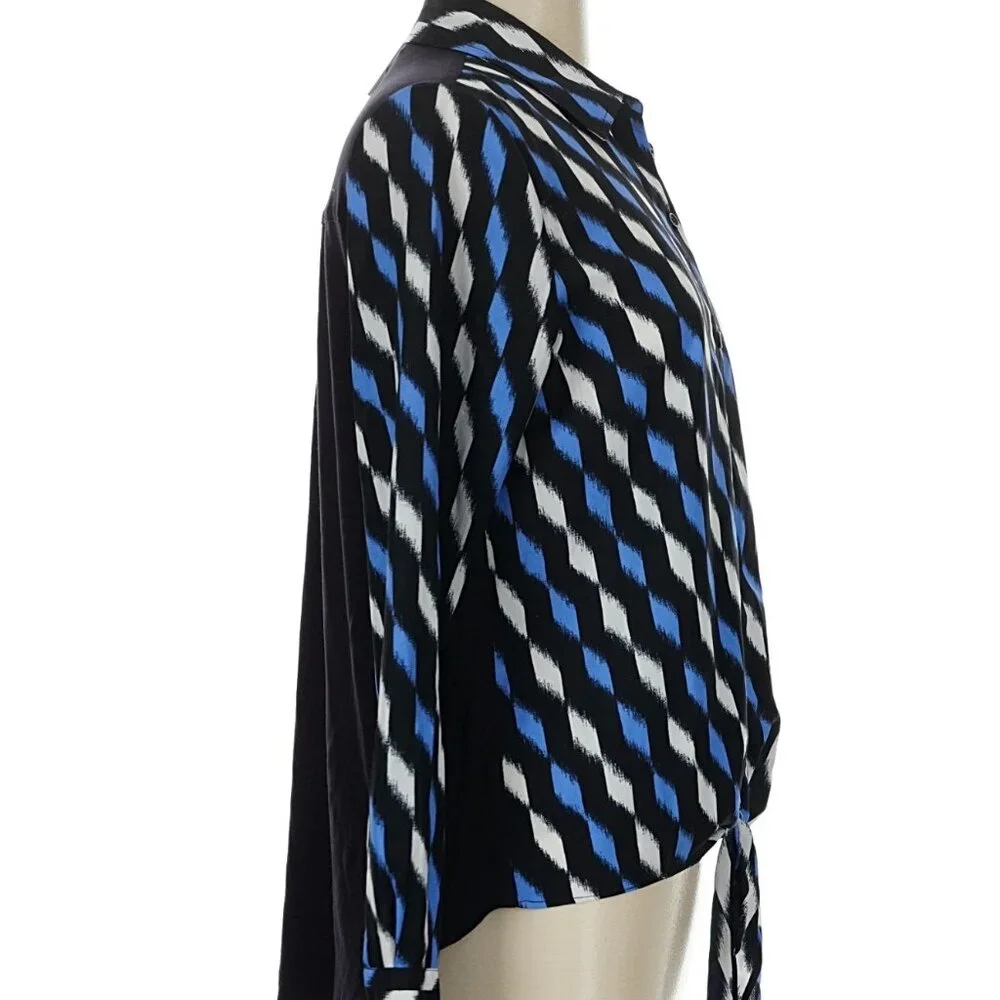 NWT Michael Kors Size M Long sleeve blouse - Picture 8 of 8